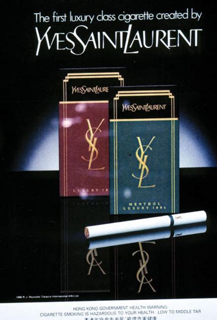 ysl le smoking history|ysl cigarettes where to buy.